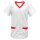 Exner Tunic, 2 Pockets, 175g, White, Coloured Border, XS-5XL
