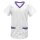 Exner Tunic, 2 Pockets, 175g, White, Coloured Border, XS-5XL