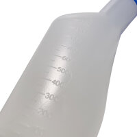 Ratiomed urinals for men, angular, translucent, cap, 1 liter