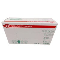 Noba NOBAGLOVE® Soft Vinyl Disposable Gloves, XS-XL,100pcs