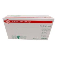 Noba NOBAGLOVE® Soft Vinyl Disposable Gloves, XS-XL,100pcs