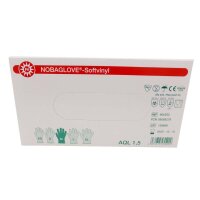 Noba NOBAGLOVE® Soft Vinyl Disposable Gloves, XS-XL,100pcs