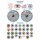 Erler Zimmer Anatomical Chart "Iris Diagnosis", Different Sizes