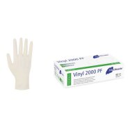 Meditrade Vinyl Gloves Vinyl 2000 PF, Non-Sterile, XS-XL,...